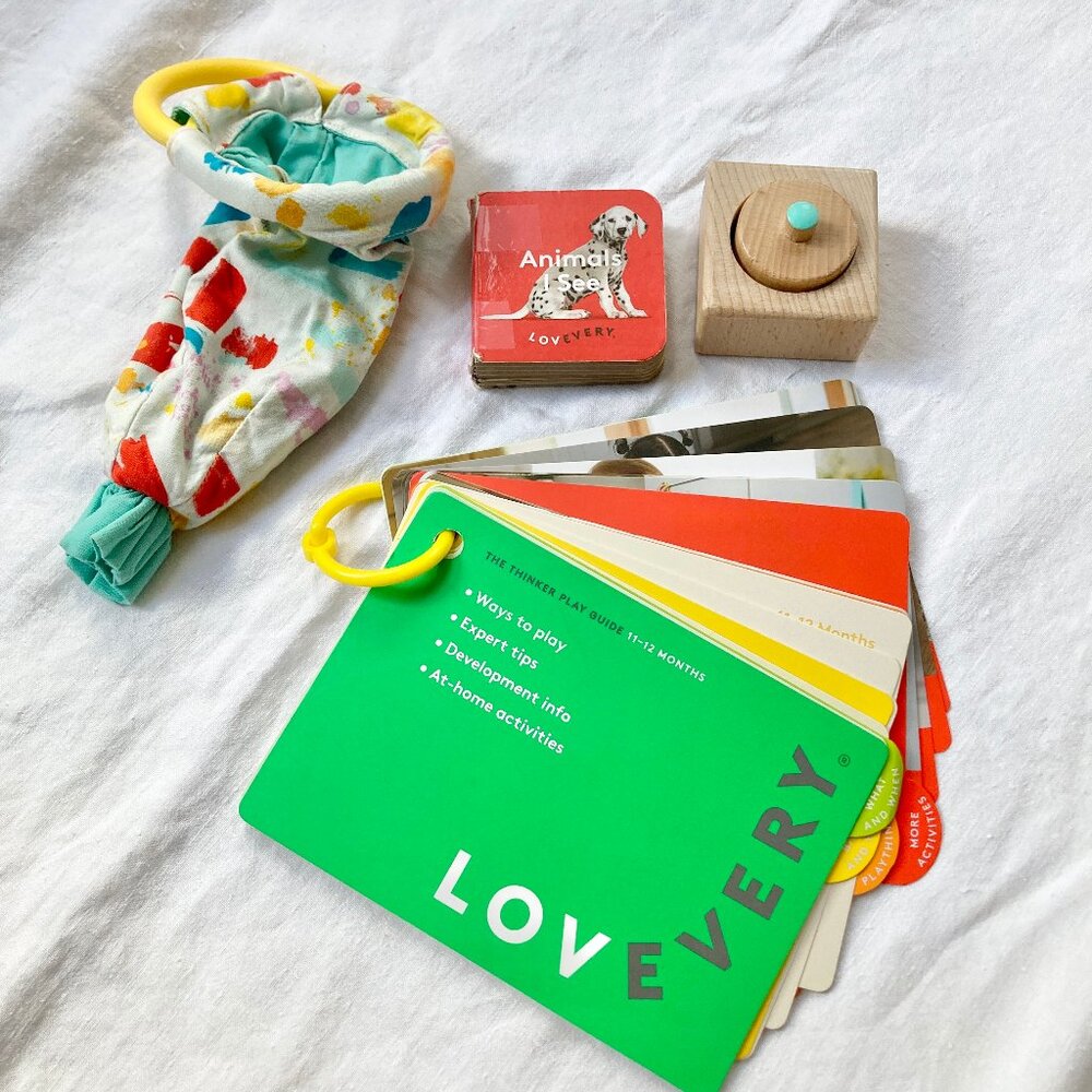 🪴5/$30 Lovevery Montessori Toy 11-12 Months 1 Year Old Pincher Book Catcher